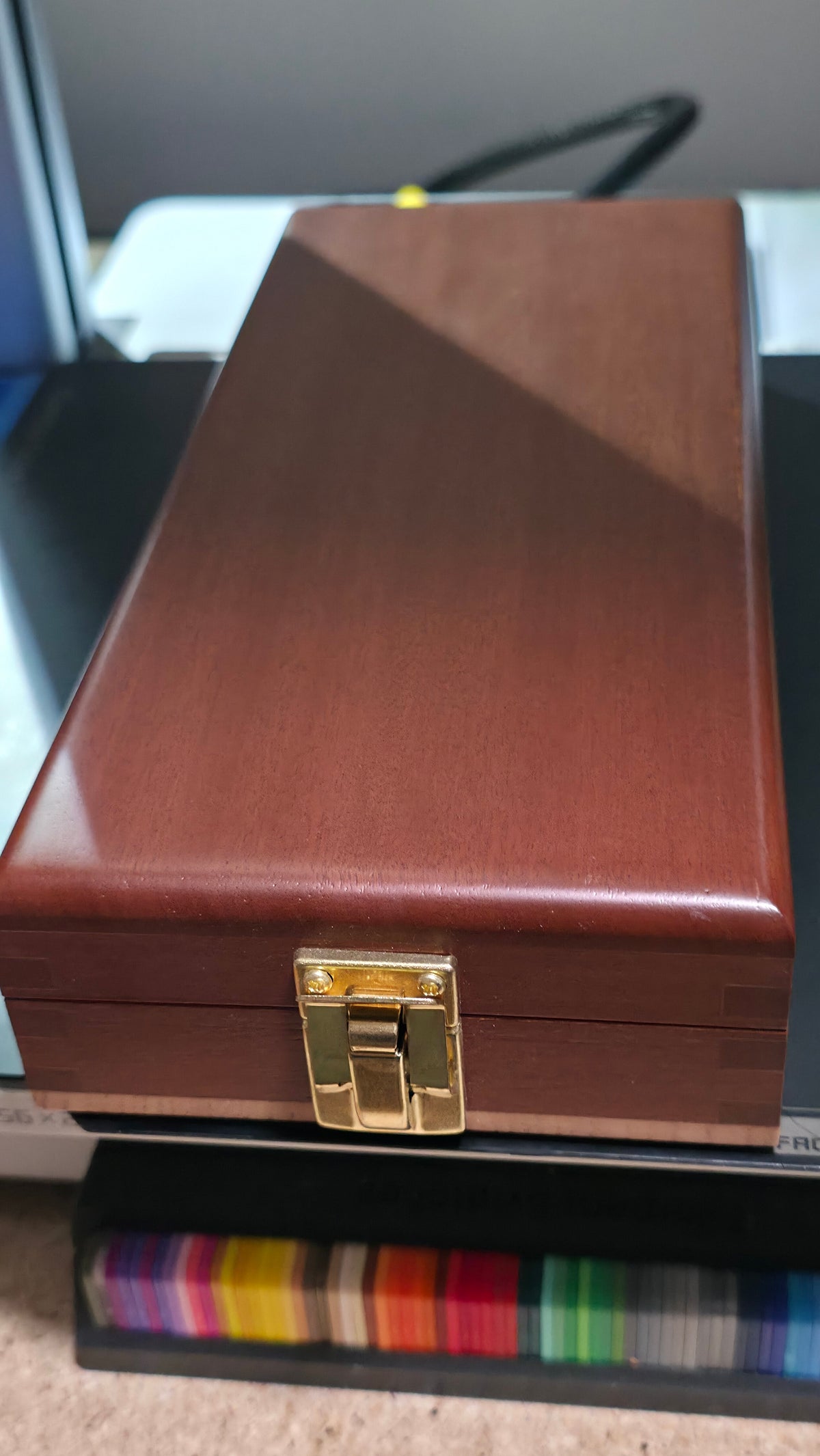 Handcrafted Trophy Case & 46 Blood Stained Slides V.2
